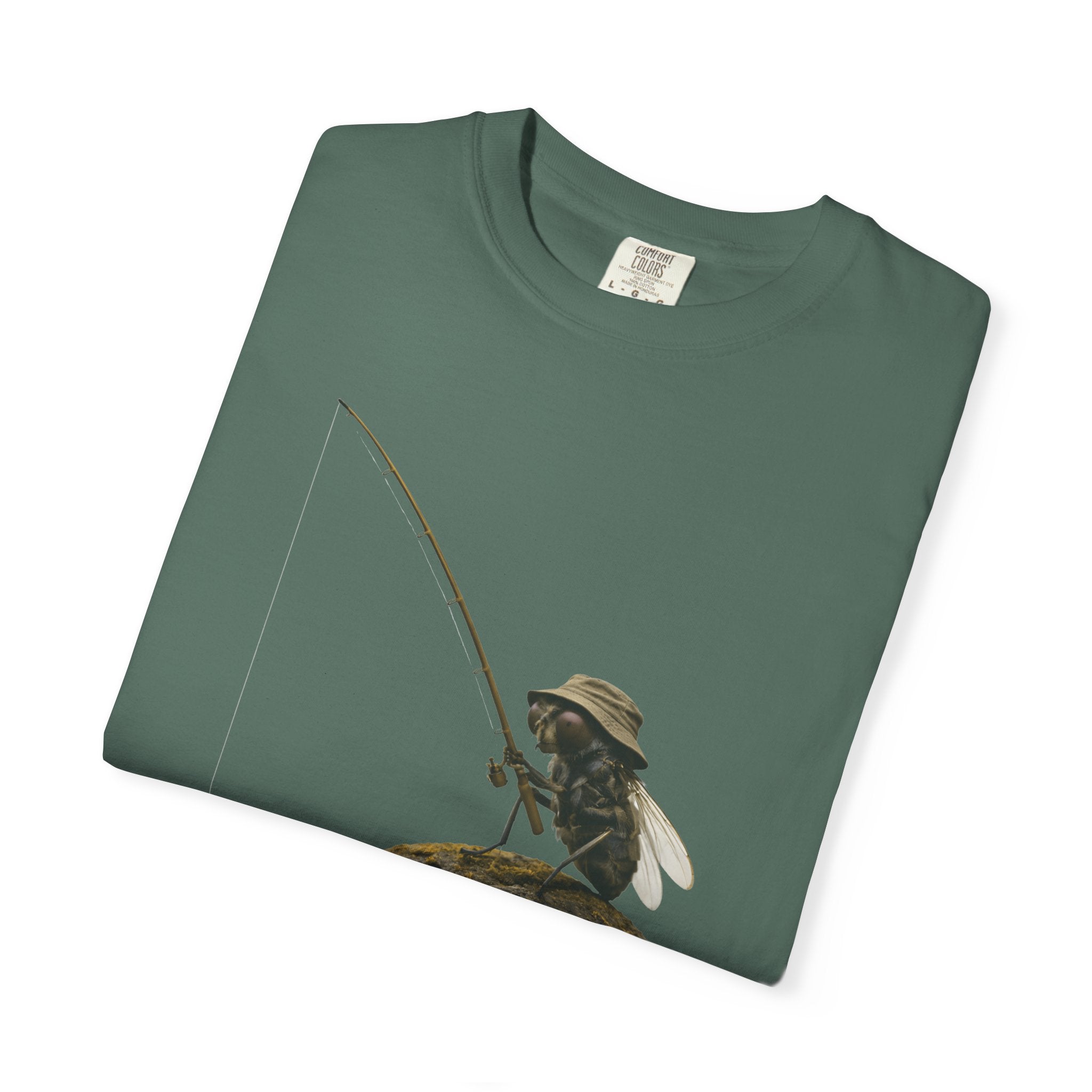 Fishing Bee T-Shirt — Vintage Bee Fisherman Graphic Tee