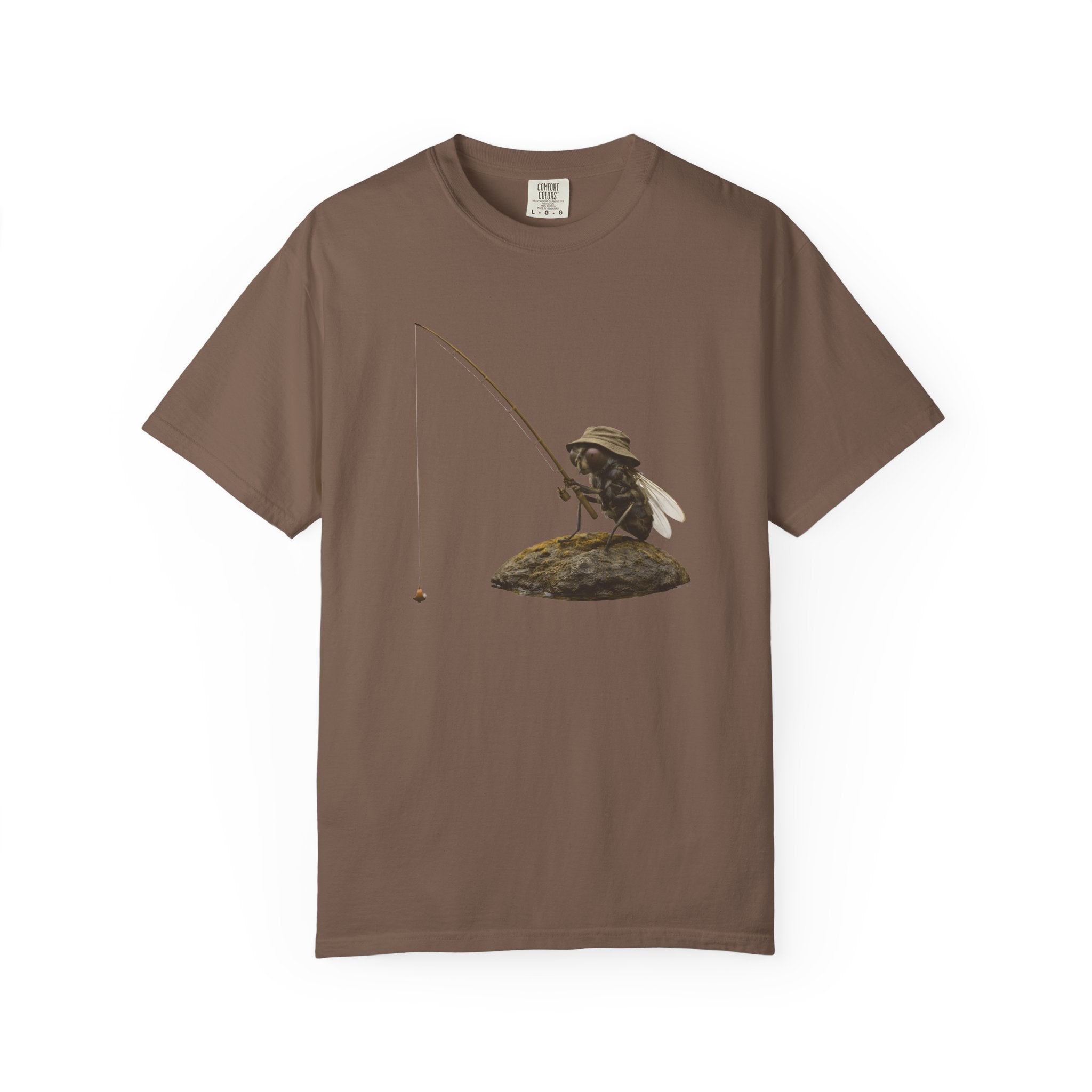 Fishing Bee T-Shirt — Vintage Bee Fisherman Graphic Tee