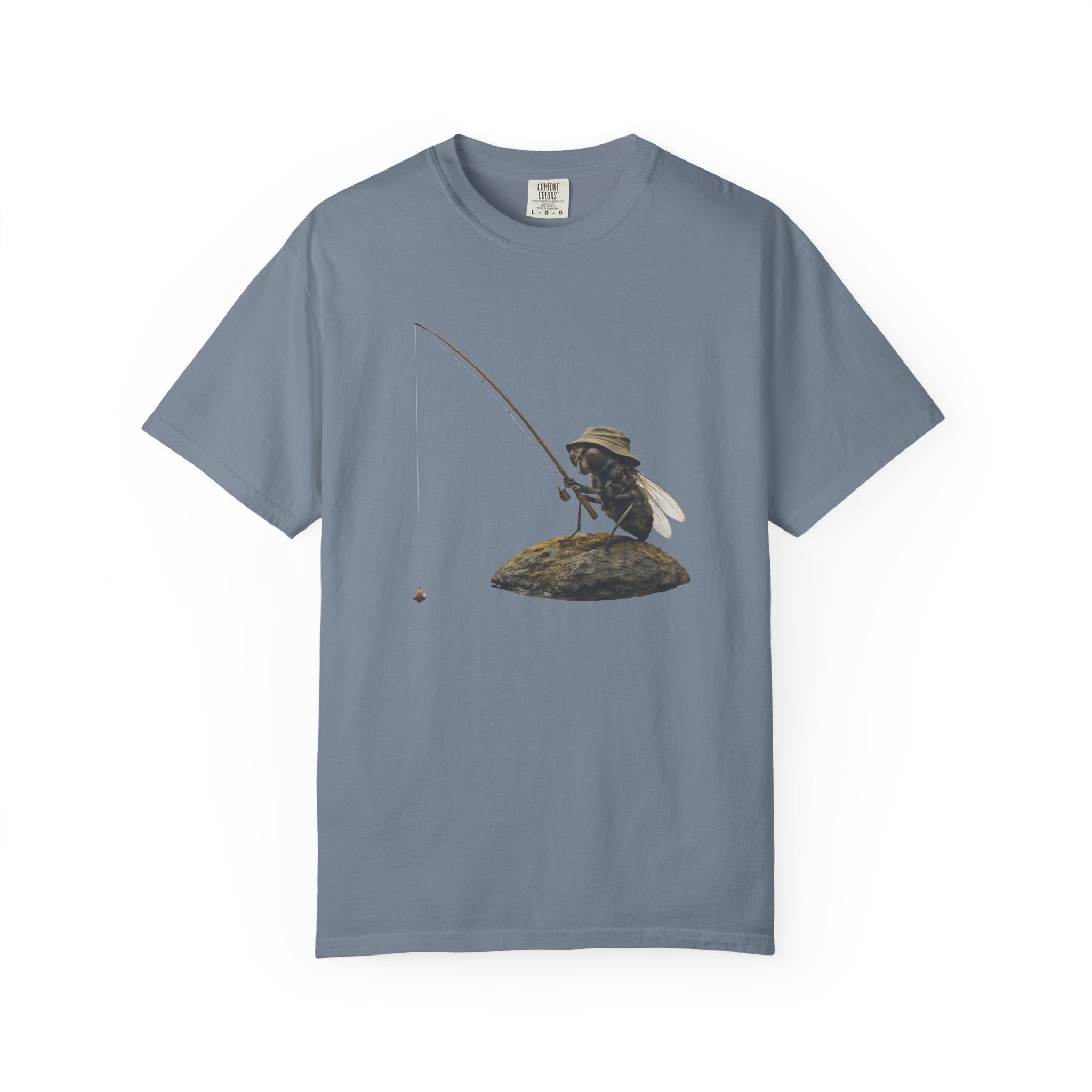 Fishing Bee T-Shirt — Vintage Bee Fisherman Graphic Tee