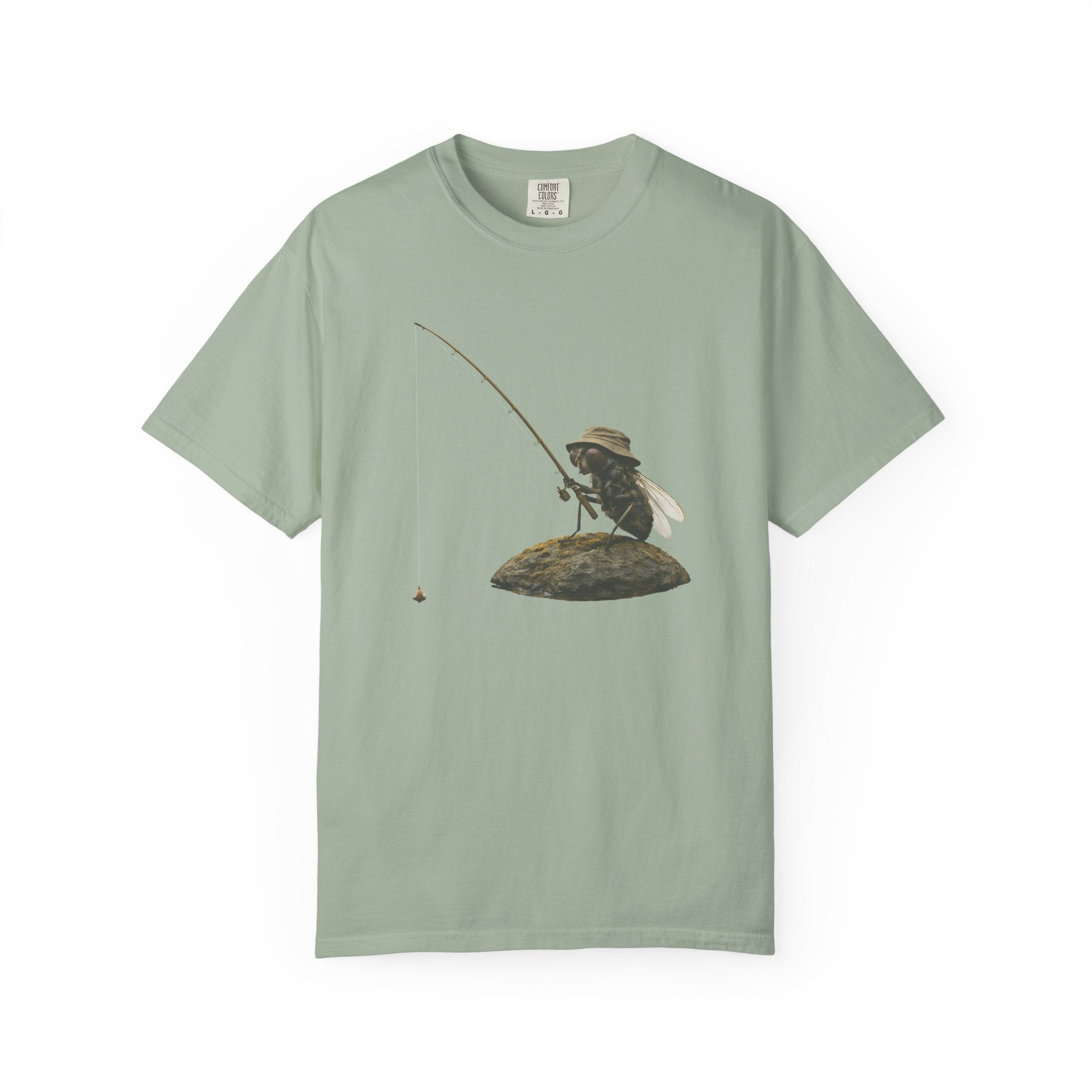 Fishing Bee T-Shirt — Vintage Bee Fisherman Graphic Tee