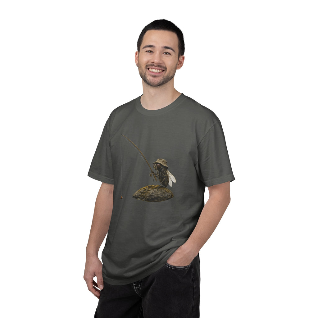 Fishing Bee T-Shirt — Vintage Bee Fisherman Graphic Tee
