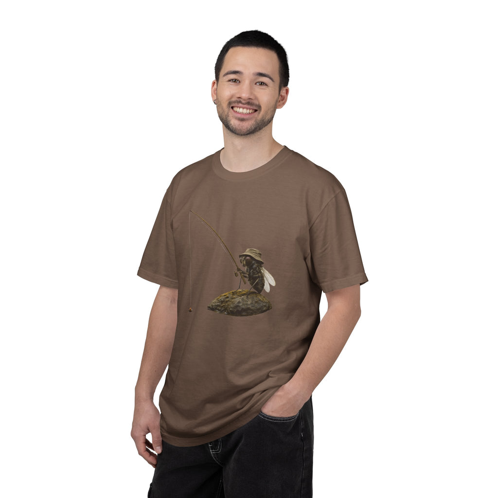 Fishing Bee T-Shirt — Vintage Bee Fisherman Graphic Tee