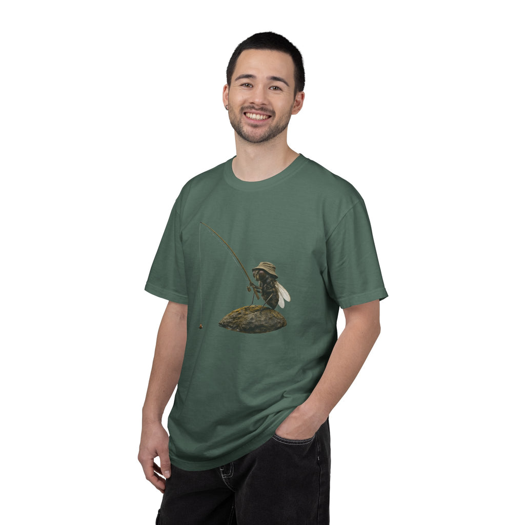 Fishing Bee T-Shirt — Vintage Bee Fisherman Graphic Tee