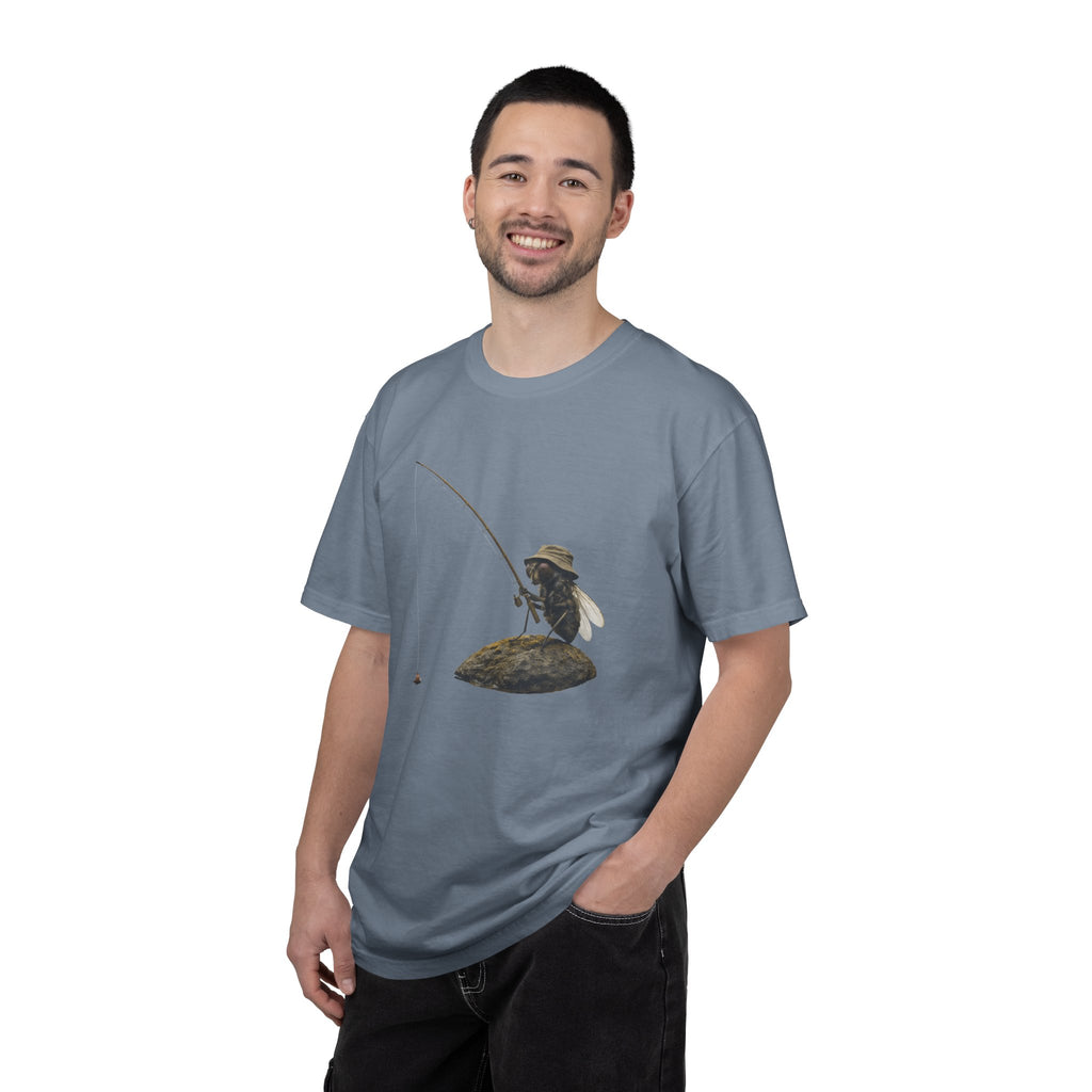 Fishing Bee T-Shirt — Vintage Bee Fisherman Graphic Tee