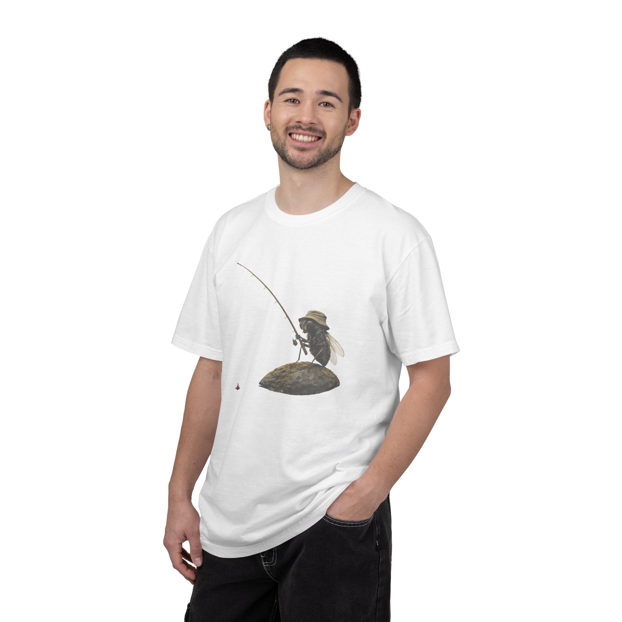 Fishing Bee T-Shirt — Vintage Bee Fisherman Graphic Tee