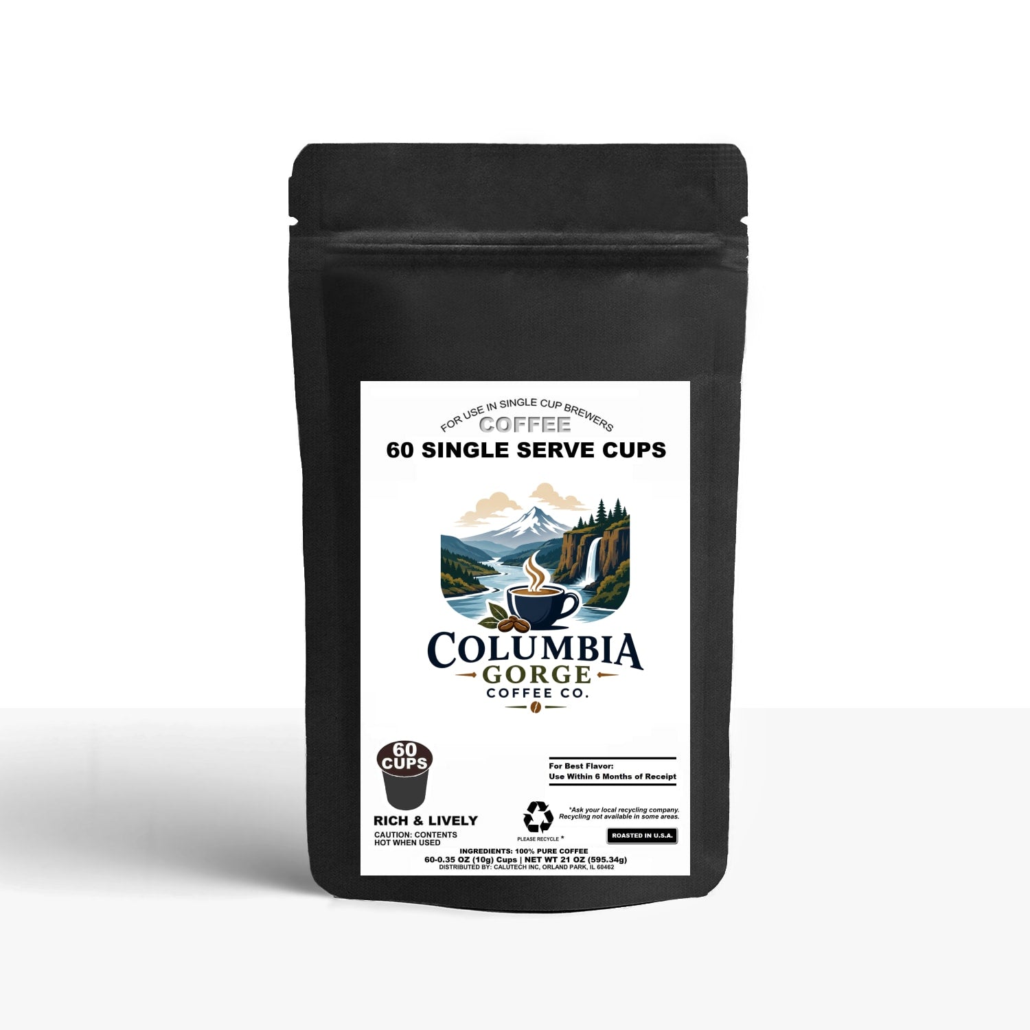 60 Pack Single Serve Coffee Capsules